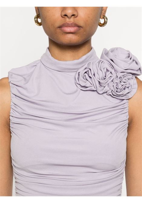Abito midi con applicazioni con fiori in lilla Magda butrym - donna MAGDA BUTRYM | 120525PRPL